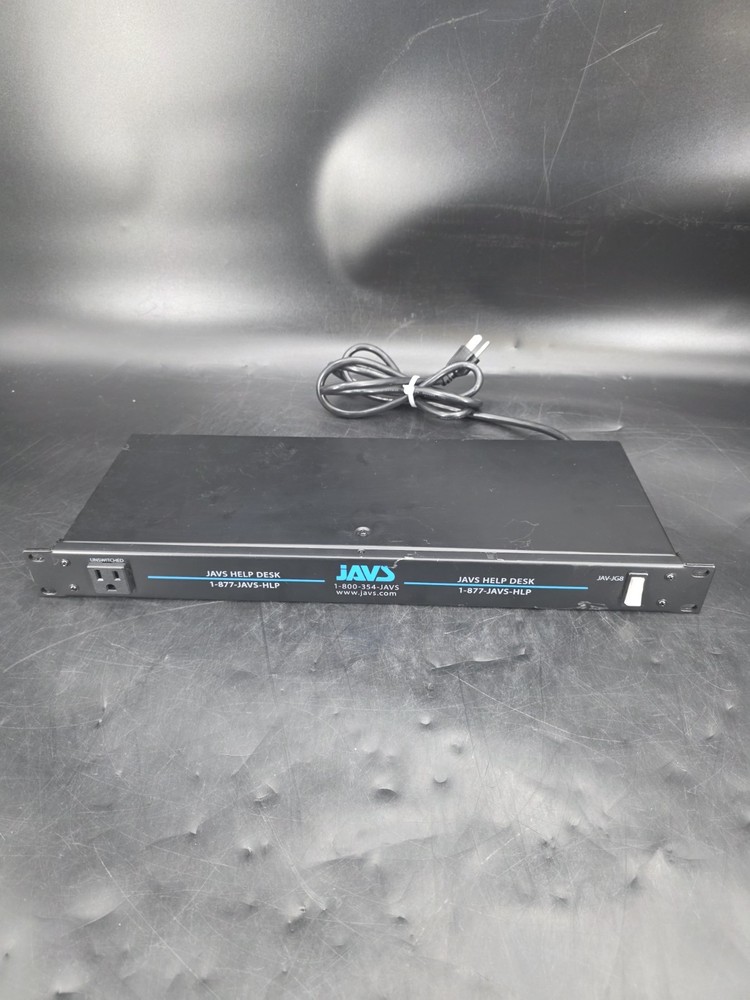 JAVS JG 8 Rack-Mount Power Distribution Center, 15 Amps JAV-JG8