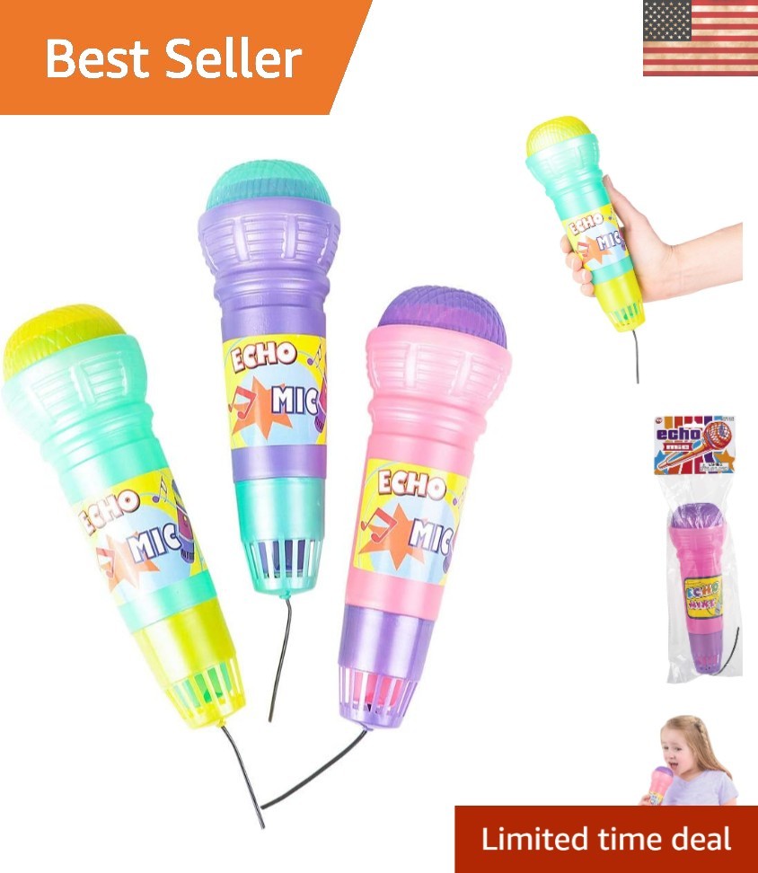 Sing and Play with 10-Inch Omnidirectional Echo Microphone – Perfect Gift!