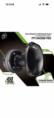 1x Timpano TPT-DH2000 PRO Titanium Driver with 2″ Aluminum Exit PRO Horn 450W