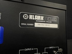 Klark Teknik DN370 Graphic Equalizer