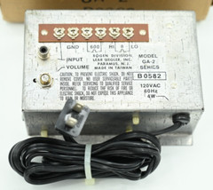 BOGEN COMMUNICATIONS Audio Amplifier Model GA-2 with Box/Manual