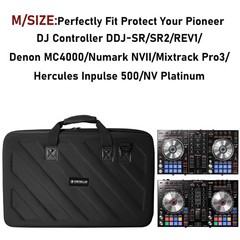 Protective Hard Case for DJ Controllers DDJ-SR, MC4000, NVII, Mixtrack Pro3 & Mo