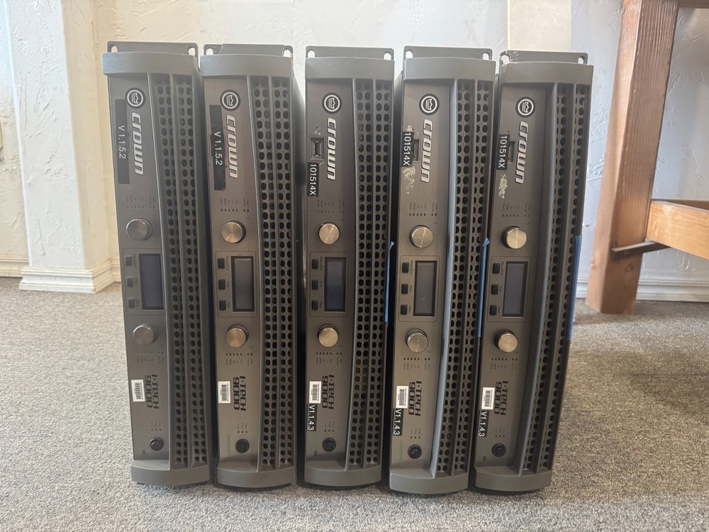 Crown I-Tech 9000 HD 2 Channel Amplifiers