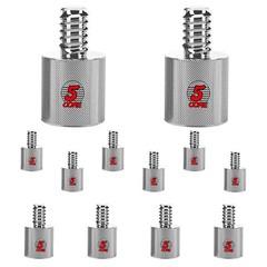 5Core Mic Stand Adapter 12Pcs 5/8 Female – 1/4 Inch Male Screw Connector