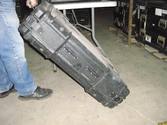 Rackmount 03U x24 ECS Legacy Wheels ShockMount Composite Equipment 19″ Rack Case