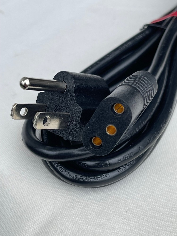 WURLITZER 200 Power cord with oval connector PH-163, New