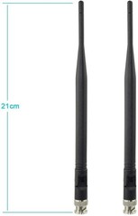 Compact UHF Antenna System 2-Pack, BNC Male 400-960MHz – Optimal Wireless Audio