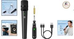 Long-Range Wireless Microphone with USB Charging – Perfect for Singing & Events