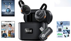Wireless Lavalier Microphone with USB-C Charging Case – 30H Battery & Noise C…