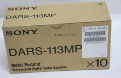 Sony DARS TAPE 113mp 113 minutes Professional Digital Audio Cassette Lot of 10
