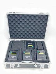 Fulaim WM500T Wireless Lavalier Microphone Kit 4-Person UHF Video Mic System