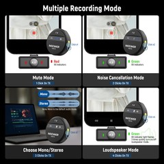 NEEWER KM18D Wireless Mic for iPhone/Android/PC