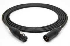 Mogami 3080 AES/EBU Digital Black Cable 110 Ohm | Neutrik M / F, 12′ Ft.