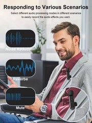 Wireless Lavalier Microphone, Noise Cancelling Lapel Recording Entry-Level 2 …