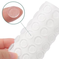 64pcs Cabinet Door Bumpers Clear Self Adhesive，0.5inch Diameter Rubber Dots f…