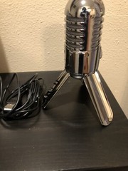 Samson Chrome Meteor Condenser Wired USB Microphone Works