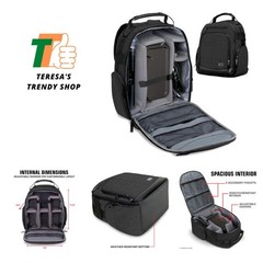 Audio Equipment Backpack – Wireless Mic Case Compatible with Shure, Sennheise…