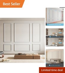 Transform Your Space with 24 Pre-Cut Wall Molding Panels – Stylish & Durable