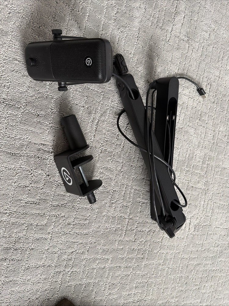 Elgato Wave:3 Wired Cardioid Condenser USB Microphone With Arm – Black
