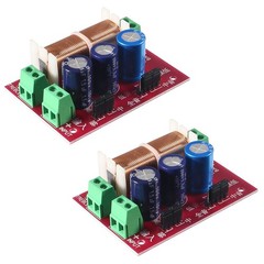 Coliao 2pcs 400W Adjustable Speaker Crossover 2 Way Treble/Bass 2 Unit