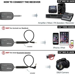 Dual Channel Wireless Lavalier Microphone System – Volume Control for iPhone, DS