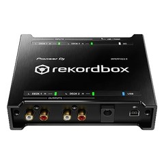 Pioneer DJ INTERFACE 2 Audio Interface rekordbox dvs Control Vinyl x2 Kit