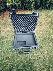 Radial Engineering Hard Case for Microphone, Foam Padded Plastic, Black Handle