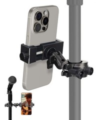 Mic Stand Phone Holder, Phone Holder Mount for Microphone Stand, Music Stand,…
