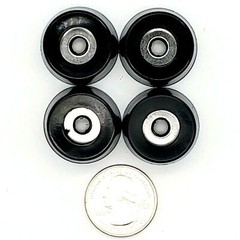 Rubber Equipment Feet Bumper 1″ wide Steel Washer 1/2″ Tall Audio Speakers Amps