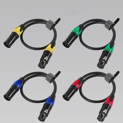 XLR Cables for Microphone DJ Recording 10 Feet 4 Pack