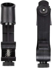 Adjustable Drum Rim Mic Clips – Microphone Mount Clamp (Pack of 2) Black