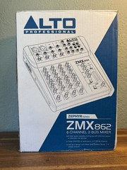 Alto Professional ZMX862 6-Channel Compact Mixer (NEVER USED)