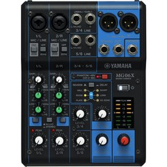 Yamaha MG06x 6-Input Stereo Mixer with Effects