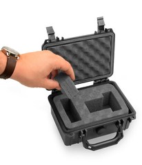 CM 8″ Waterproof Case fits Projectors, Mics, Compact Mixers and More – Case Only