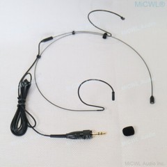 HMV77-Sony Double Earset Headset Microphone For Sony UWP UTX Wireless V1 D11 B2