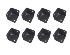 8 Pieces 1″ Speaker Box Flat Corners For Amp Car Home & DJ Thick Metal