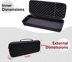 Funda compatible con sintetizador Donner B1 y D1 estuche protector de transporte