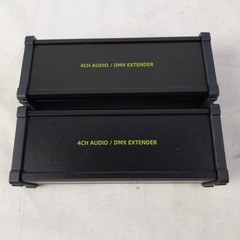 4-Channel XLR/DMX to RJ45 Ethernet Extender for Live Sound & Lighting
