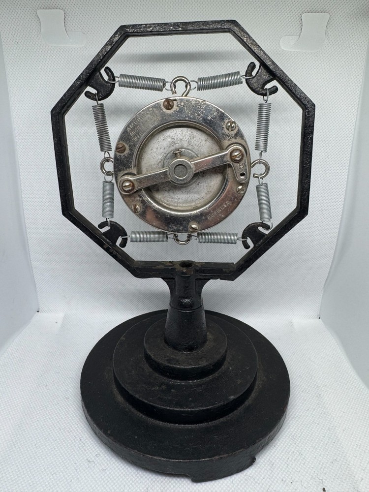 Vintage Antique American Double Button Carbon Ring Broadcast Microphone 1930’s