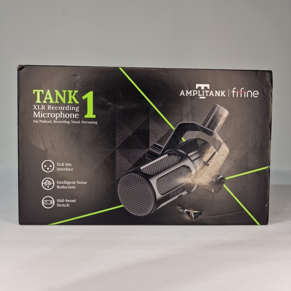 Fifine AmpliTank TANK 1 – XLR Dynamic Microphone for Podcasting and Streaming