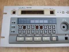 AS-IS Tascam DA-88 Part: Control Panel Metal/Plastic Local Pickup LA