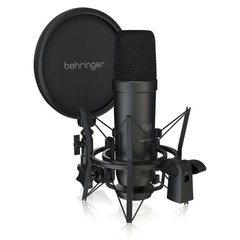 Behringer TM1 Dark Edition Complete Microphone Recording Package, Black