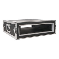 Sound Town Shock Mount 2U Plywood Rack Case w/ 21″ Rackable Depth (STRC-SP2U)