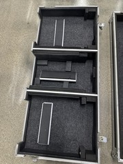 Flight Case Road Case Rolling Equipment Case w/ Foam Insert