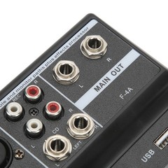 4 Channel Audio Mixer USB Stereo Mixing Console With Sound Card For Home BEA