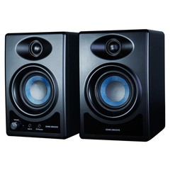 Powered Active Desktop Computer Recording DJ Monitor Speakers w Isolator Pads