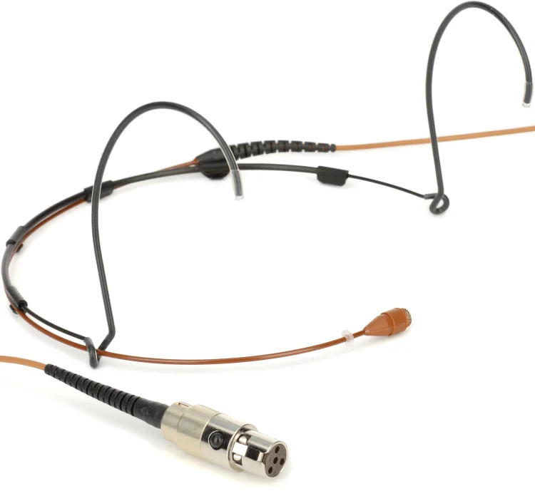 DPA 4066 CORE+ Omnidirectional Headset Microphone – TA4F, Brown