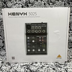 Behringer Xenyx 502S 5-channel Analog Live Podcast Streaming Mixer – Damaged Box