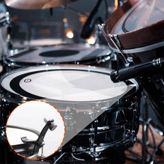 Adjustable Drum Microphone Clip Set, 4PCS Shockproof Mic Holders