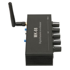 6.5mm Karaoke Mixer Aluminium Alloy Dual Microphone Input Portable Digital LXHR